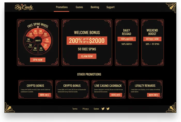 Big Candy Casino Bonus